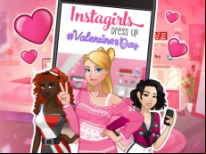 INSTAGIRLS VALENTINES DRESS UP
