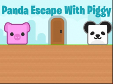 Panda Escape With Piggy